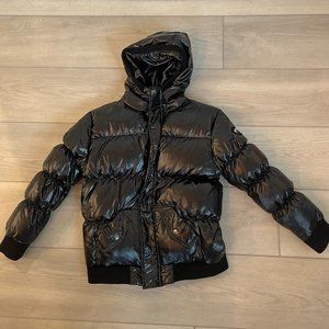 Appaman Girls Black Size 8 Puffy Winter Coat